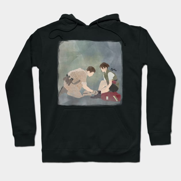 Descendants of the sun FANART 03 Hoodie by Giullia - Yeppeunyeppeun Art